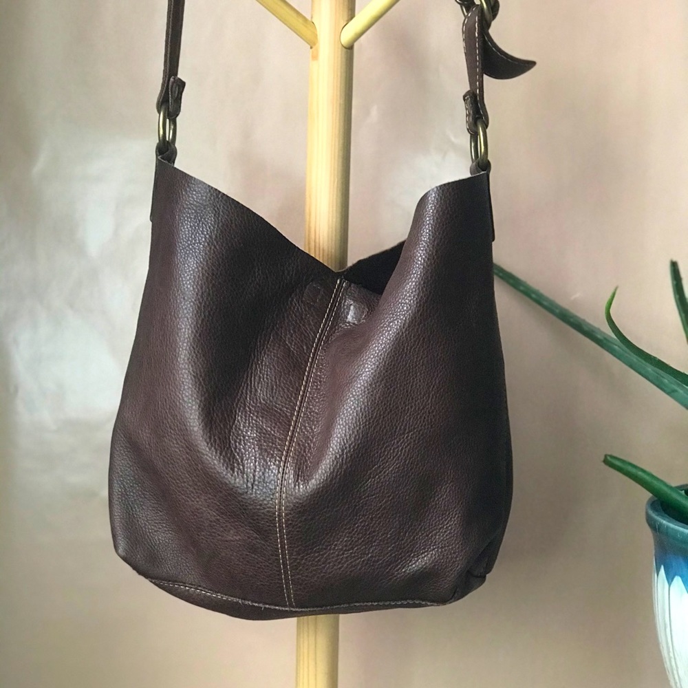 Lucky Brand Brown Leather Tote